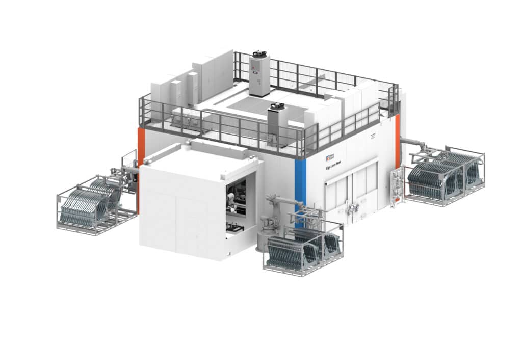 4 Giga Laser Next racks configuration